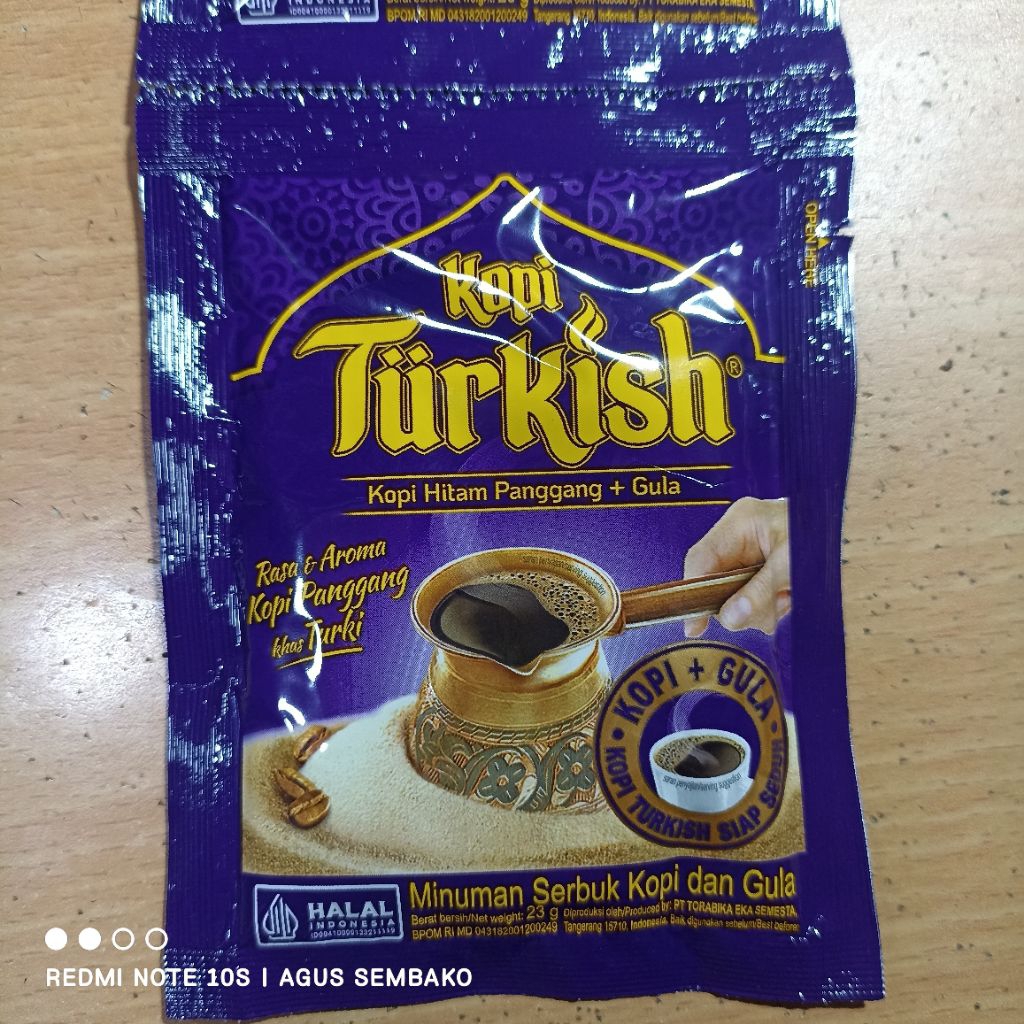 

kopi turkish kopi hitam panggang+gula isi 10s