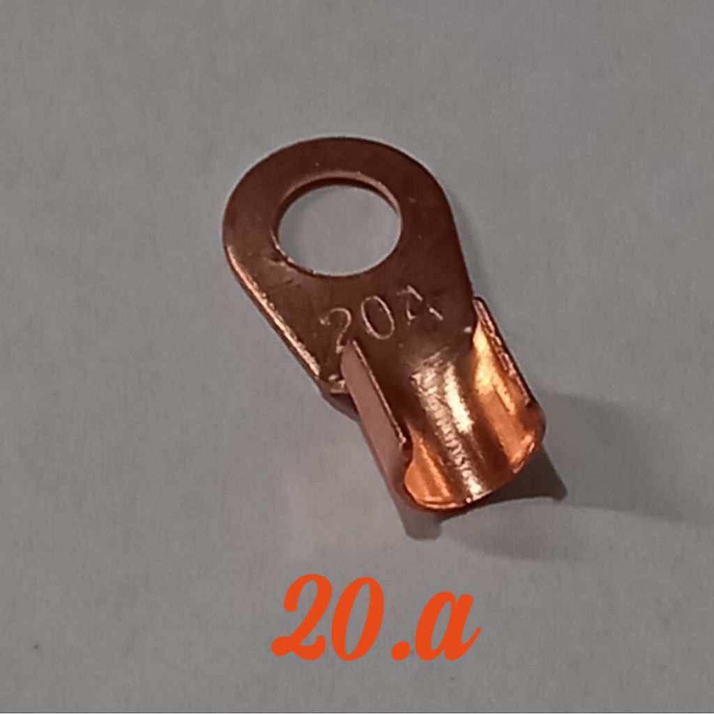 Skun 20a terminal aki grounding tembaga m6