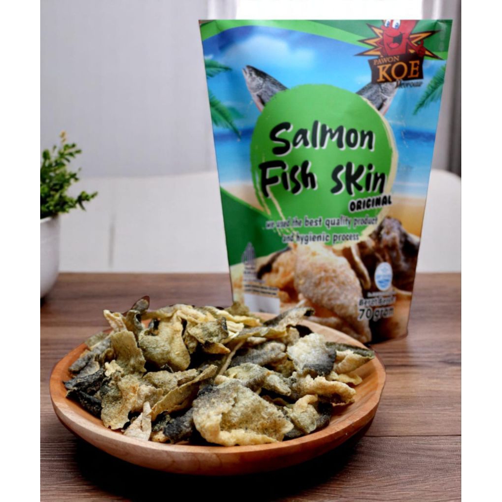 

kerupuk kulit salmon