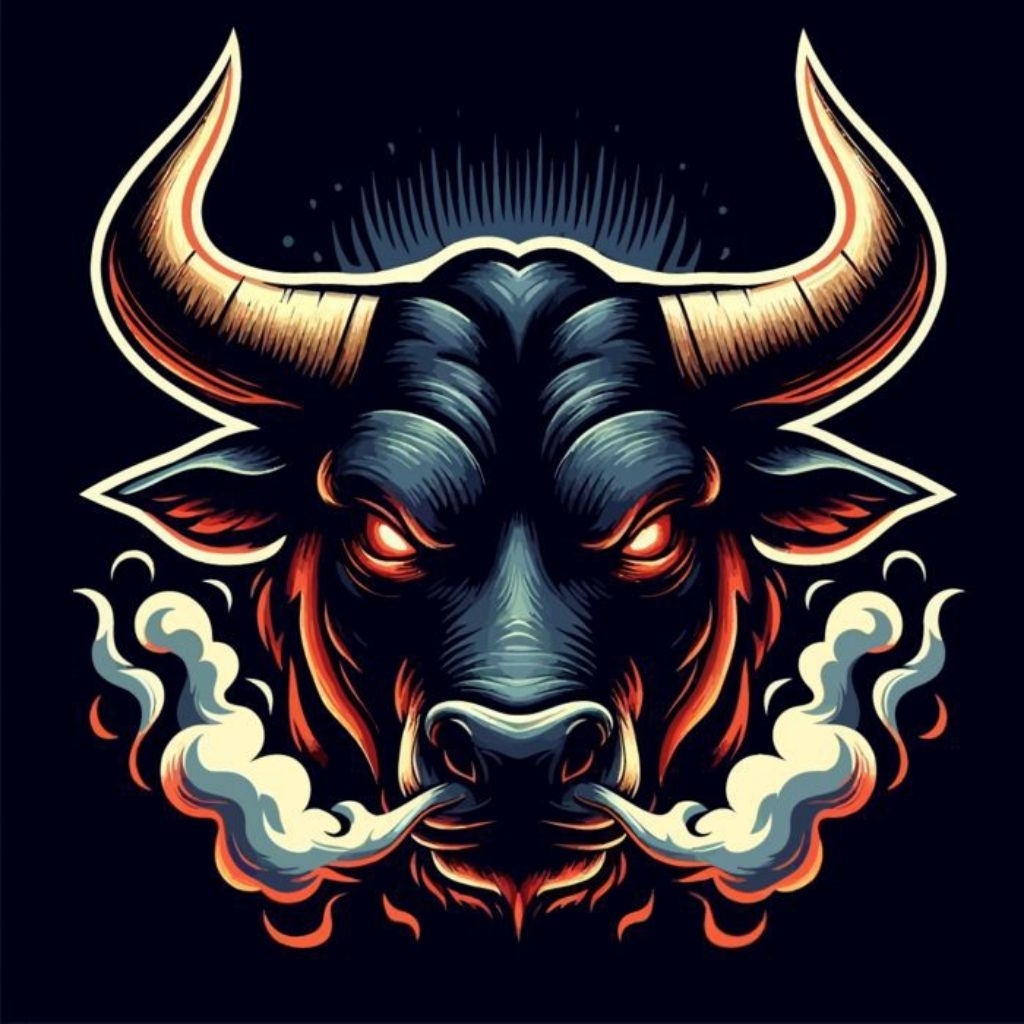 

stiker 3D banteng keren, stiker print sudah cutting, size 15 x 20 cm, anti air