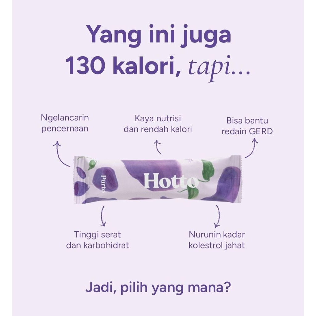 

Hotto Purto Oat multigrain taro ubi ungu minuman kesehatan diet menurunkan kolestrol