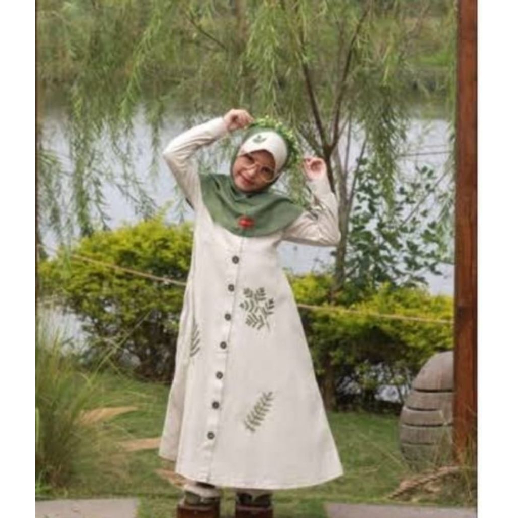 Gamis Anak JA d'Botanical size 4