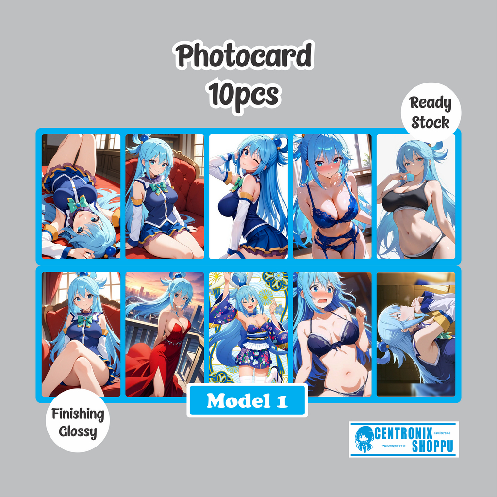 PHOTOCARD Aqua Konosuba - Photocard / Aqua Konosuba