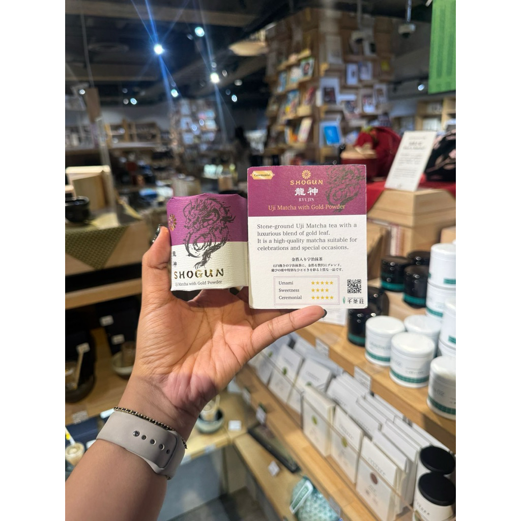 

READYSTOCK | SHOGUN CEREMONIAL UJI MATCHA WITH GOLD POWDER