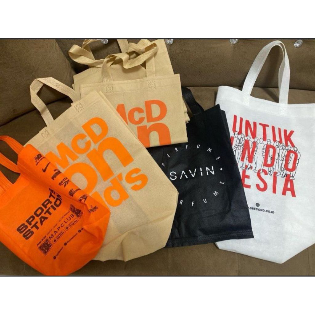 [PRELOVED] totebag kain | totebag McD | totebag sport station | totebag 3second | totebag savin