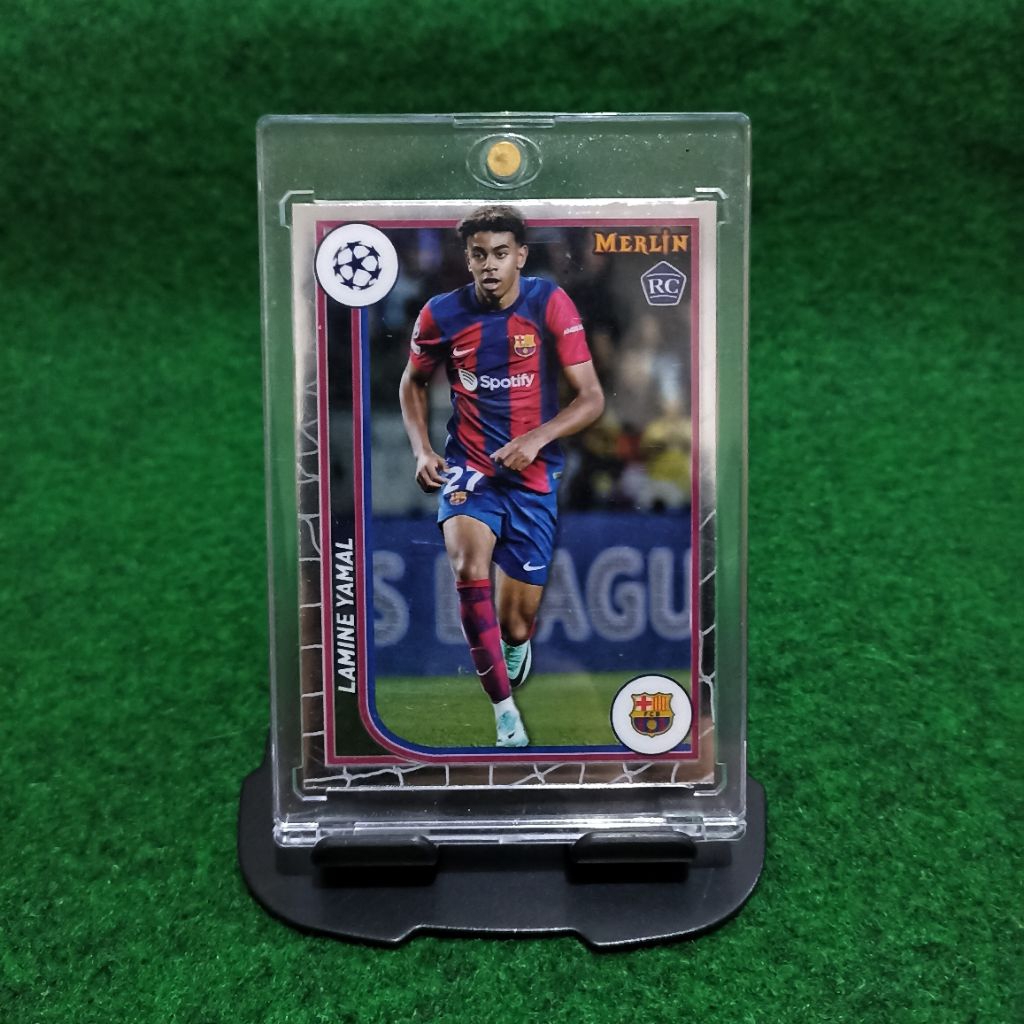 KARTU BOLA LAMINE YAMAL TOPPS MERLIN 23/24