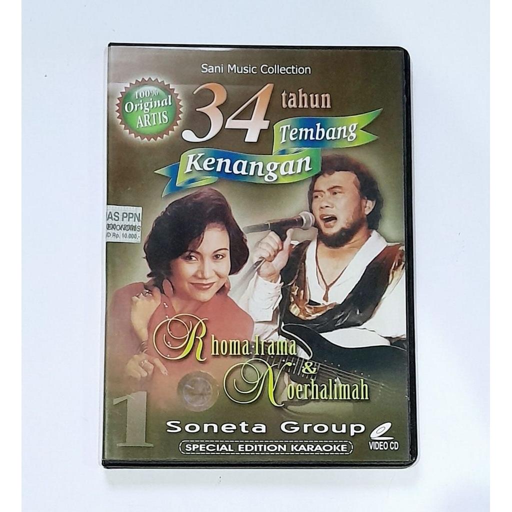 Vcd Rhoma Irama - 34 Tahun Tembang Kenangan - Original Vcd Karaoke