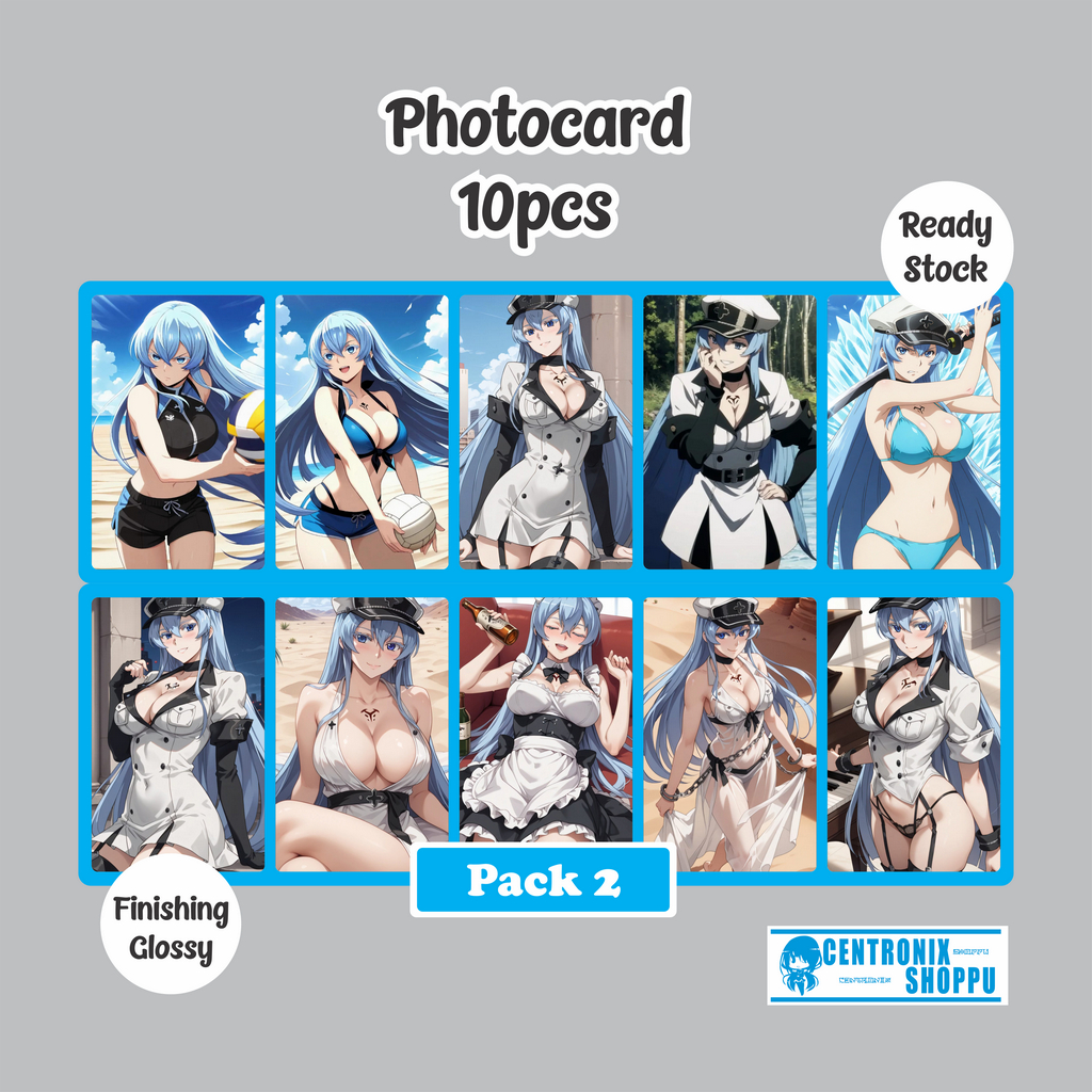 PHOTOCARD Esdeath Akame ga Kill - Photocard / Esdeath - 10pcs