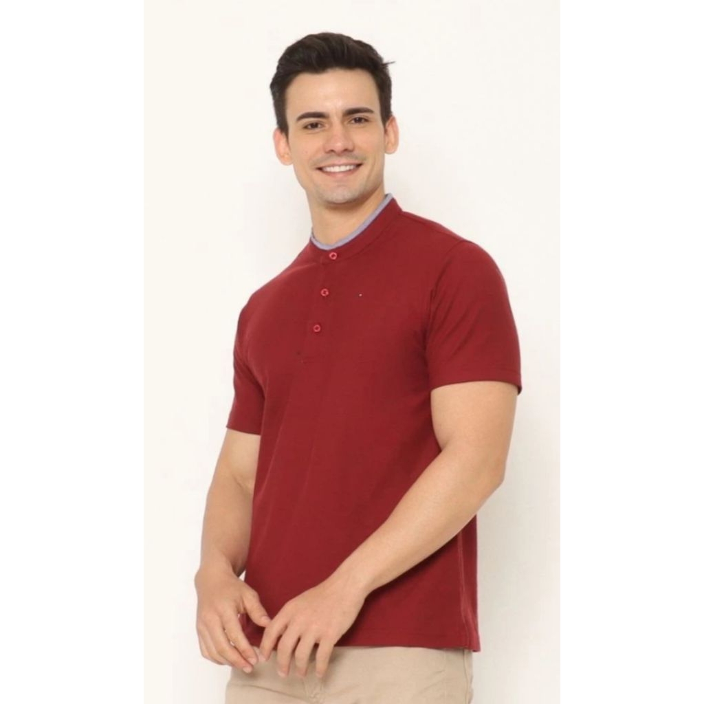 KAOS KERAH PRIA SHANGHAI PRIA LENGAN PENDEK