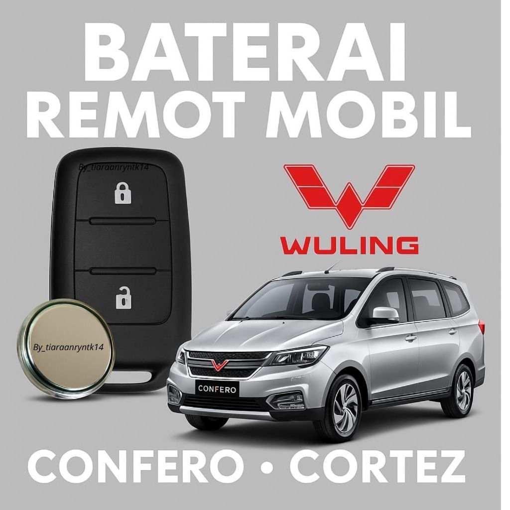 BATU BATREI REMOTE KYLESS MOBIL WILING CONFERO CORTEZ REMOT MOBIL