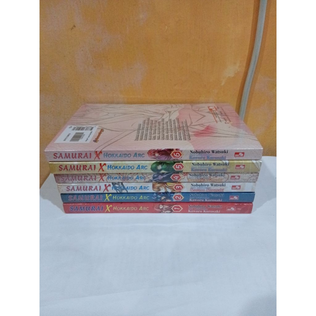 Paket Komik Samurai X Hokkaido Arc vol 1-6 | Nobuhiro Watsuki (Kolpri)