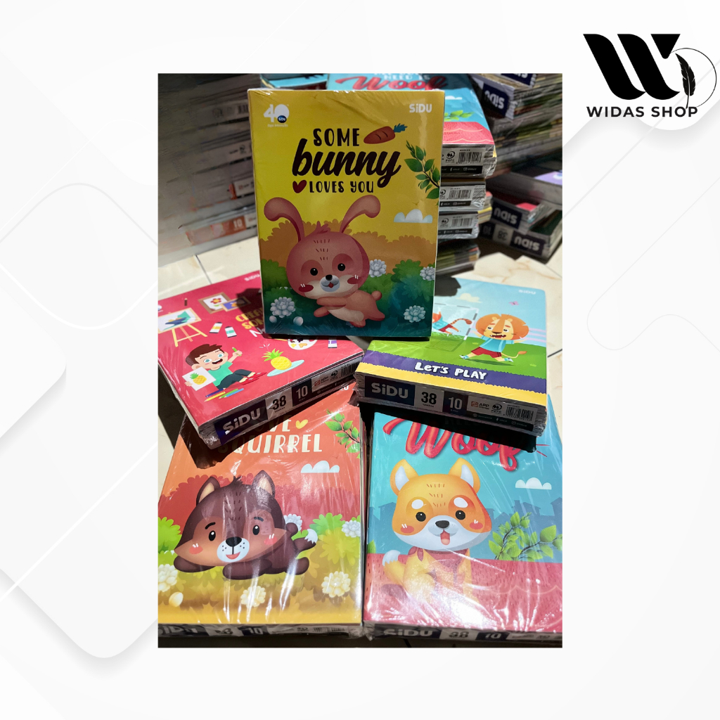 

Buku Tulis SiDU 38 Lembar (10 buku)