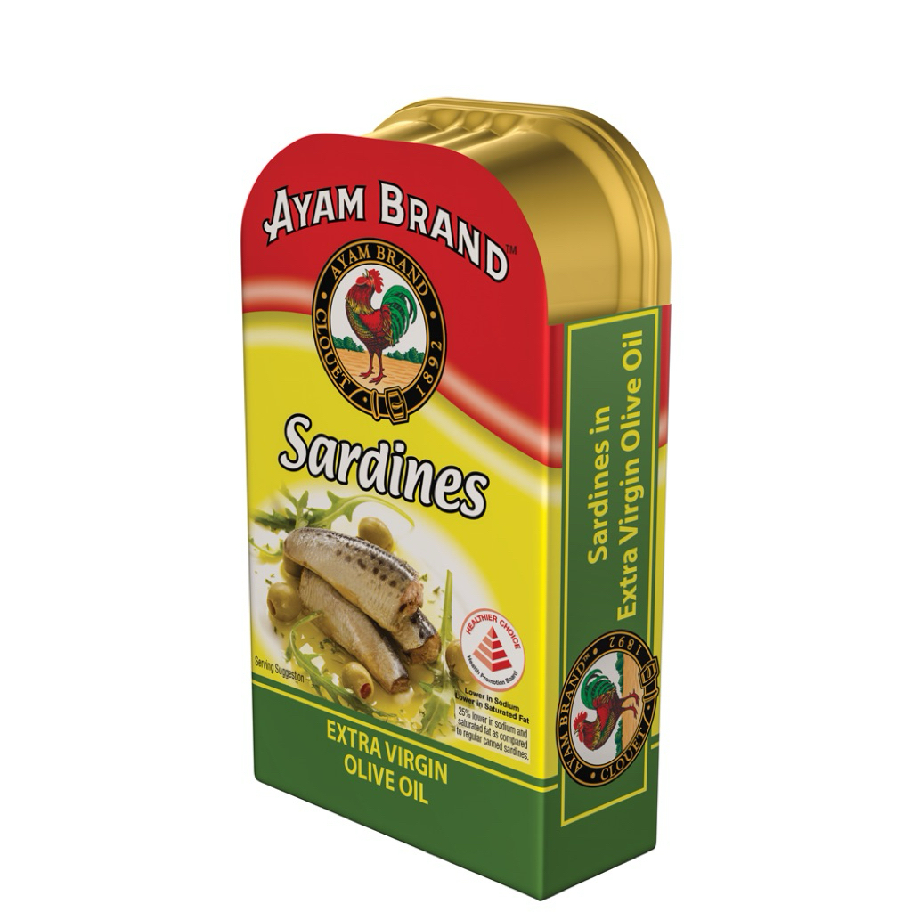 

Sarden Dalam Minyak Zaitun Extra Virgin 120gr