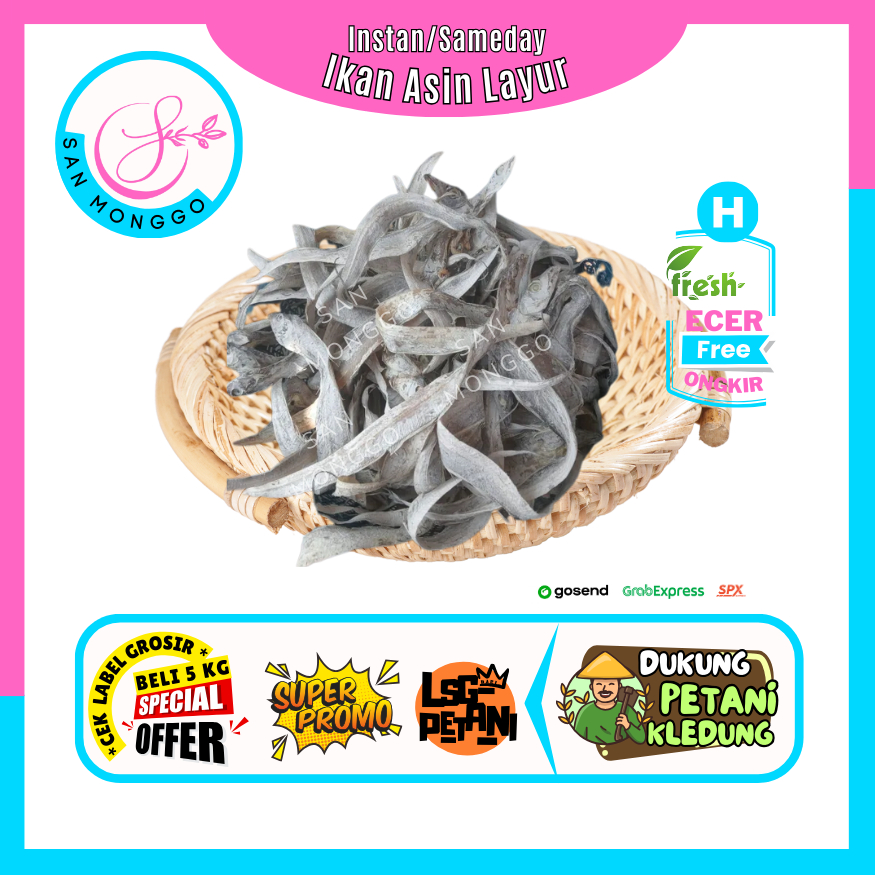 

Sanmonggoo >> Ikan Asin Layur SUPER -- Hasil Bumi Sindoro Sumbing Ecer (H)