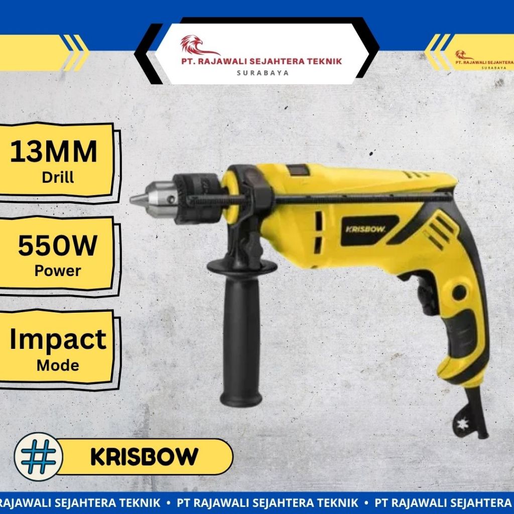 Krisbow Mesin Bor Tembok 13 mm / Impact Drill 13mm [IRDZ13]