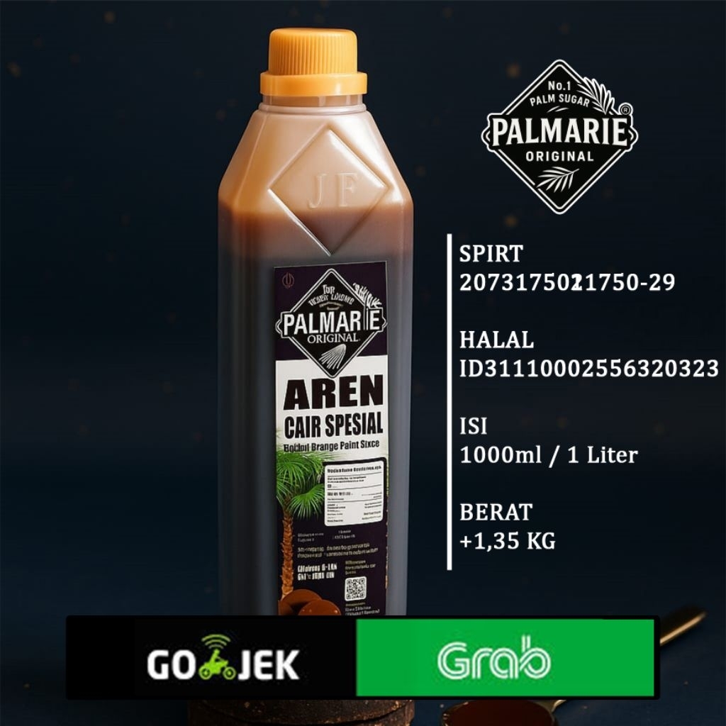 

GULA AREN SYRUP CAIR MURNI ARENGA PALM SUGAR PREMIUM