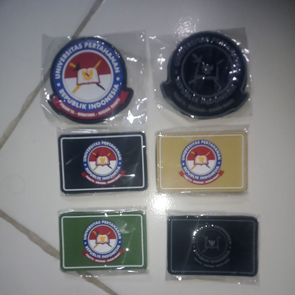 UNHAN RI/Patch Rubber Unhan RI/Emblem Karet Unhan RI