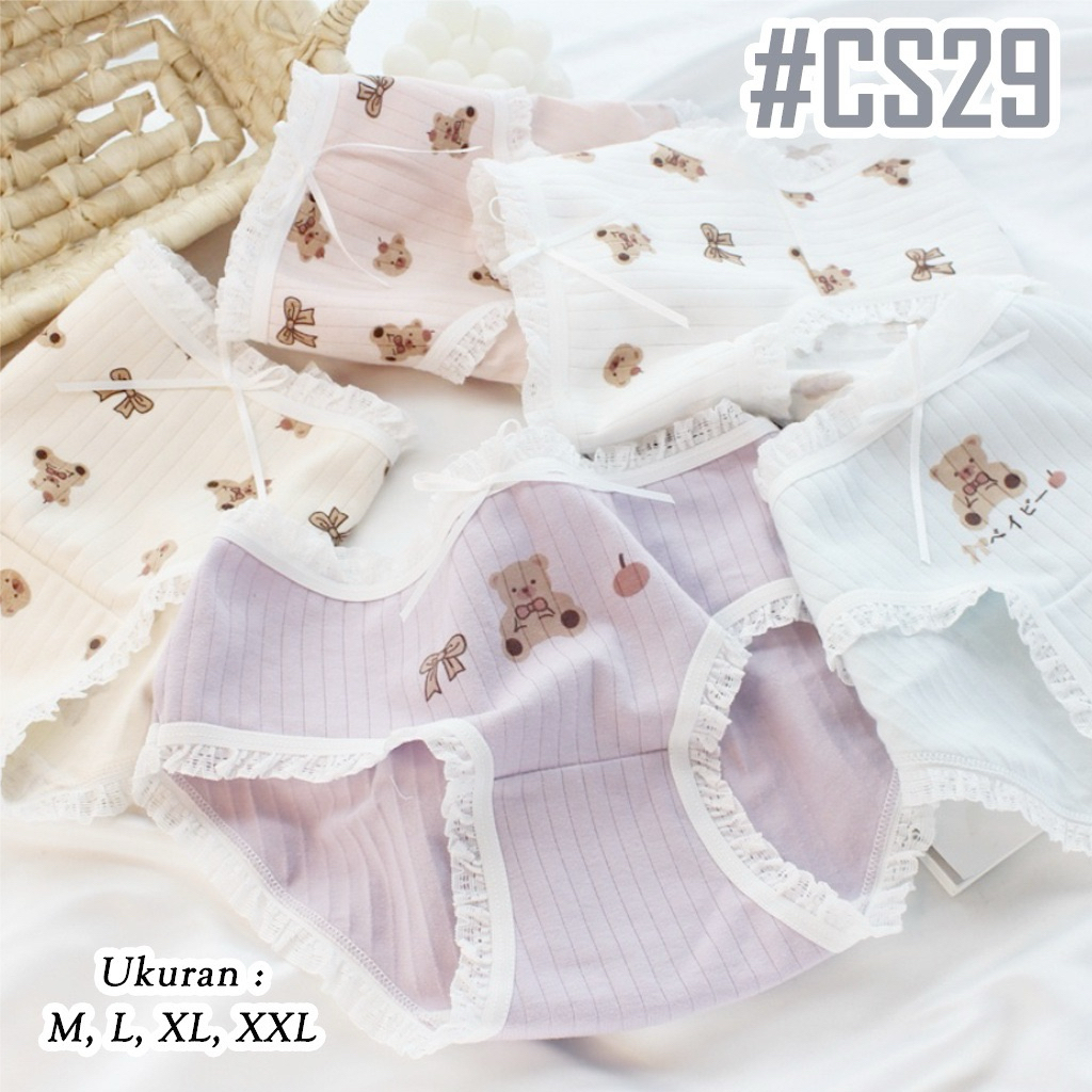 Celana Dalam Wanita HADDE karakter Lucu Katun Motif Dewasa