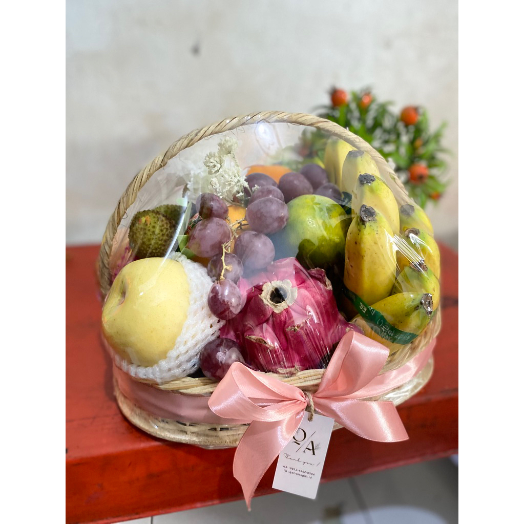 

Keranjang lucy | parsel buah premium instan | hantaran buah | bouquet buah | hampers buah | buket buah | fruit gift