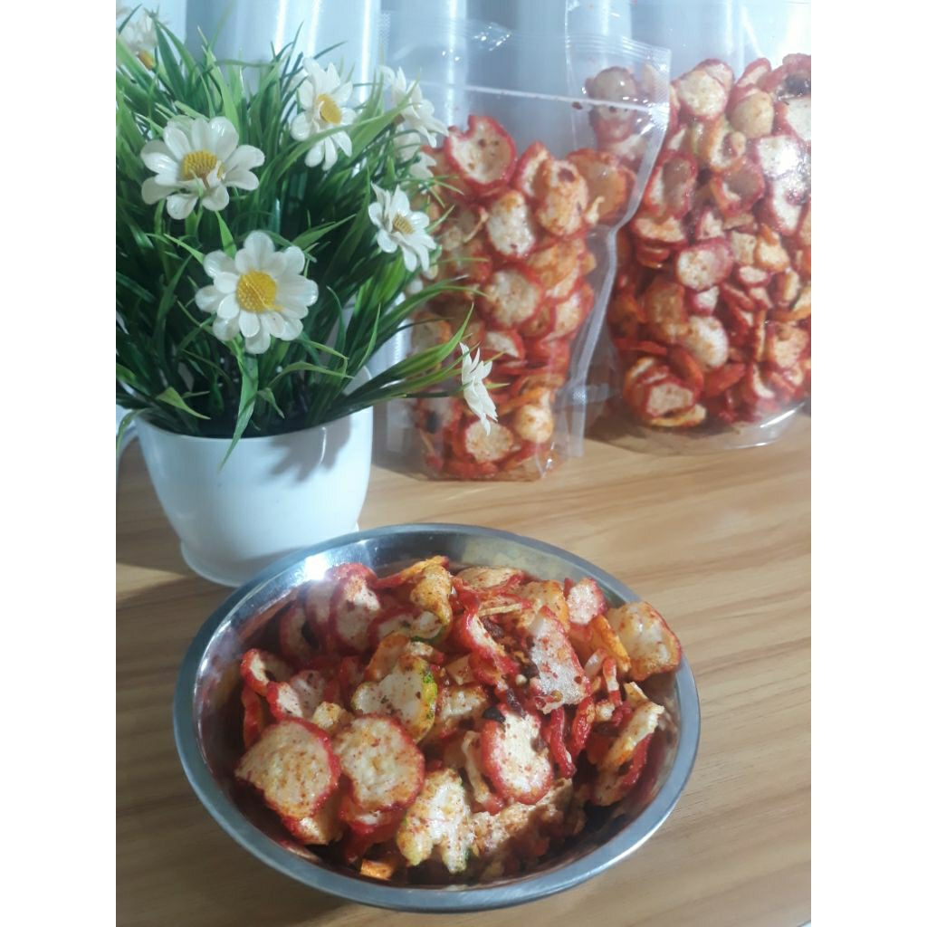 

krupuk seblak pedas 250gram