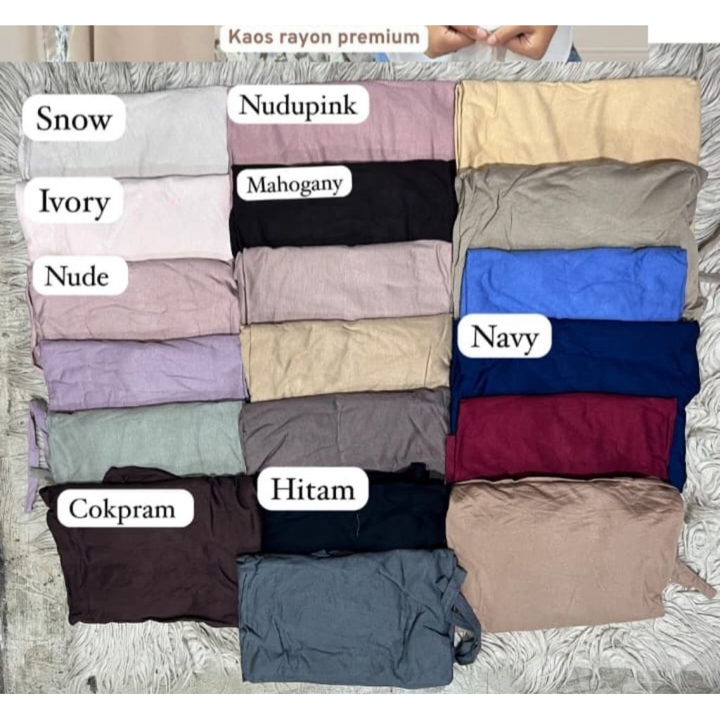 Bergo Inner Instan|Hijab Instan|Hijab Inner|Bergo satset|Rayon