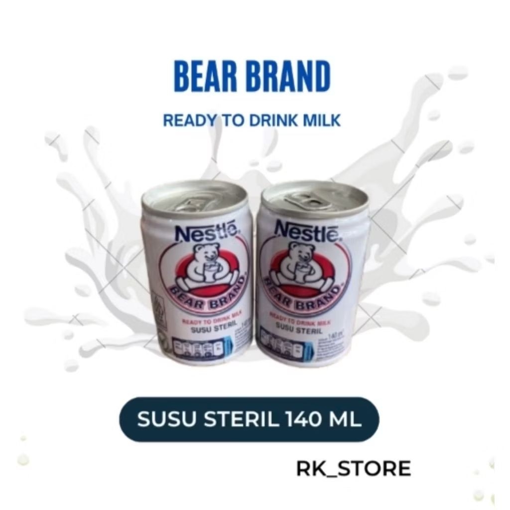 

Bear Brand Susu Steril Murni 140 ML