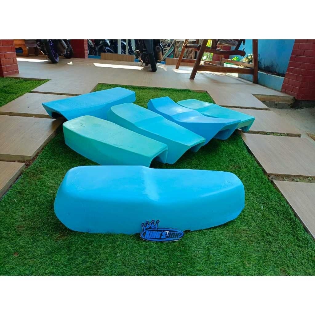 Busa Jok motor King /grand/GL 100/ GL pro/cb /Rx spesial - Busa biru anti gembos