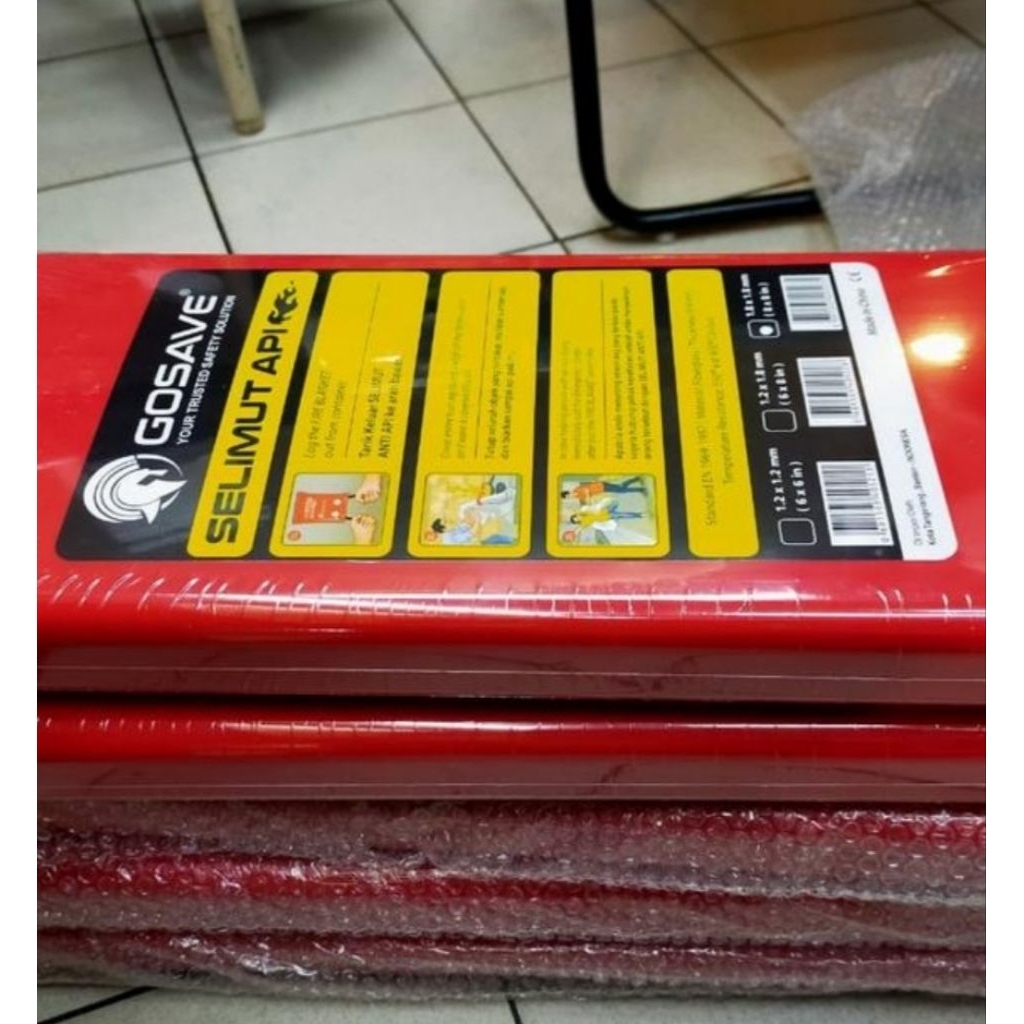 Fire blanket 1,2x1,8 / selimut api fire blanket Gosave