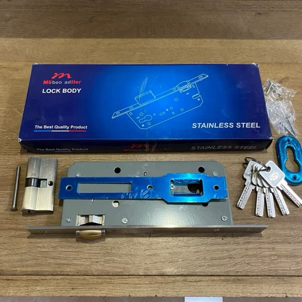 body kunci muller pintu kupu tarung original 304 stainles stell