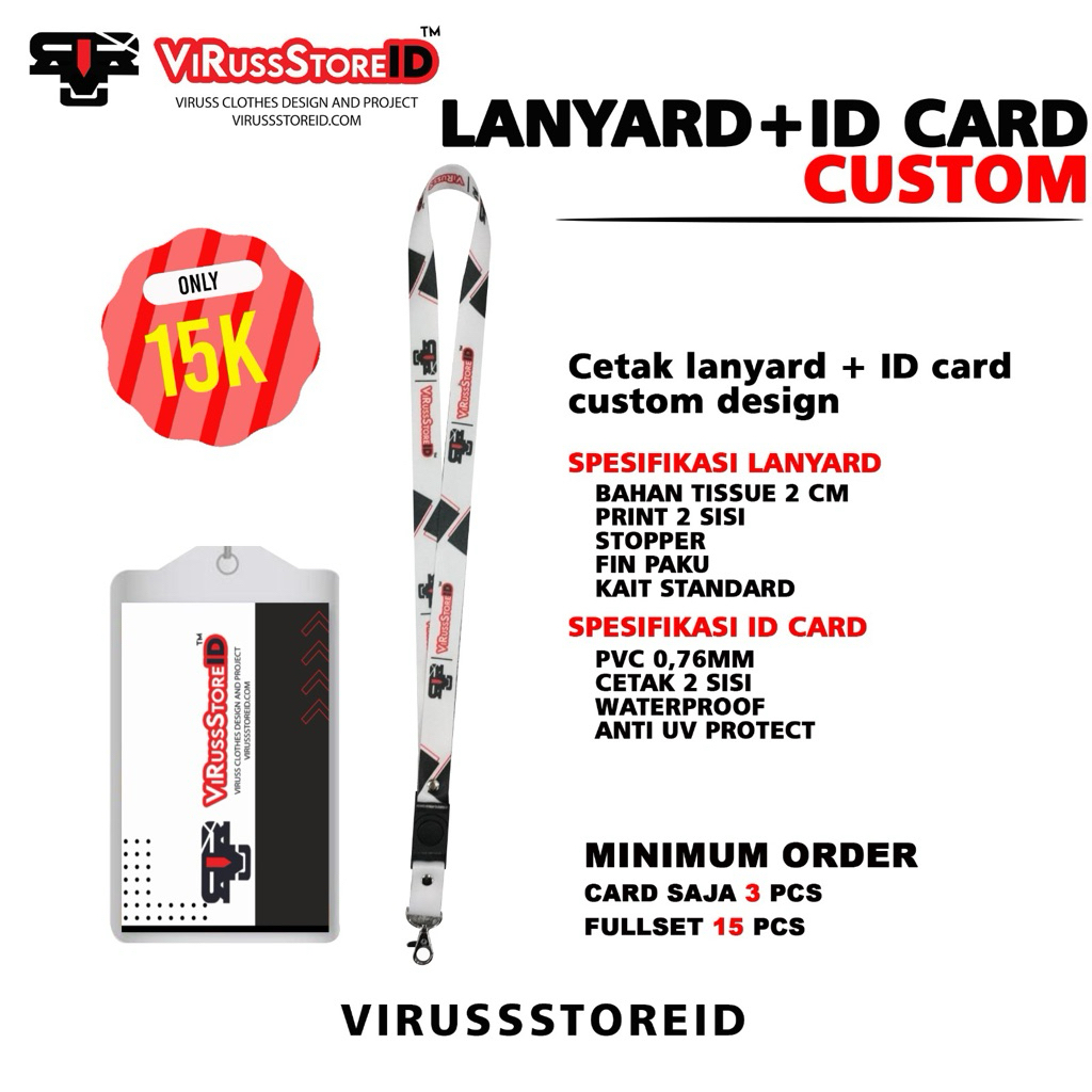 

LANYARD + ID CARD - CUSTOM DESIGN