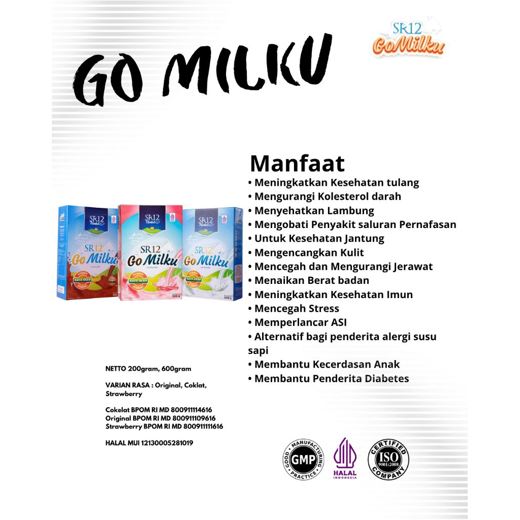 

SR12 Gomilku Susu Kambing Etawa Premium Untuk Kesehatan Gold Biru