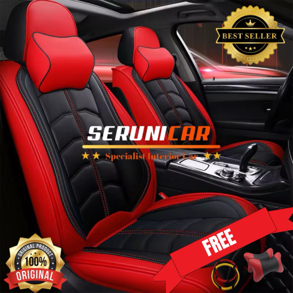 Sarung Jok Mobil FULLSET KULIT PREMIUM untuk TERIOS/RUSH