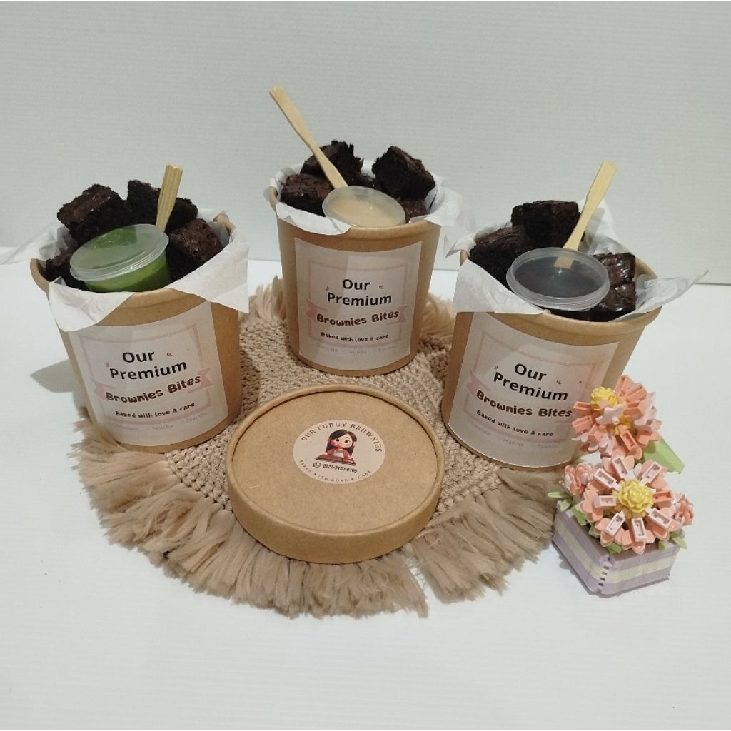 

Brownies bites bucket 12 oz (Pengiriman instan)
