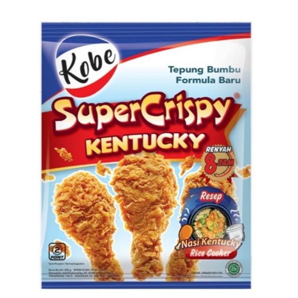 

Kobe Supercrispy Kentucky 200 gr - Tepung Bumbu