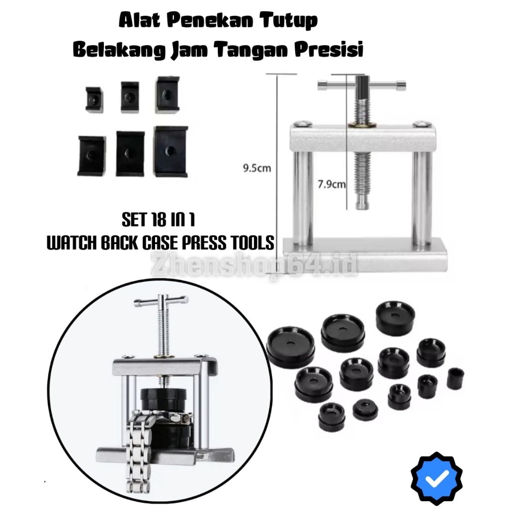 Alat Press Tutup Belakang Jam Tangan/Watch Backcase Press Tools Profesional