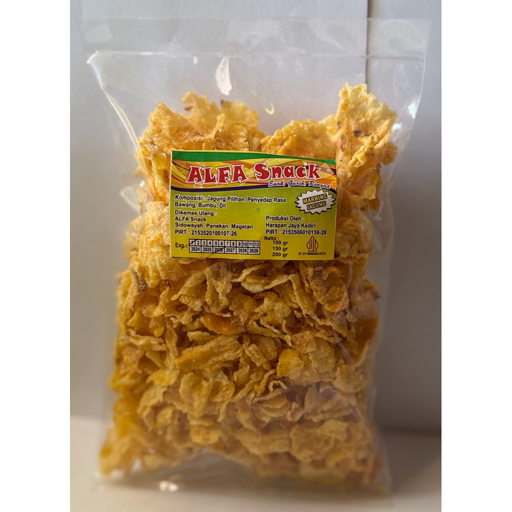 

Marning Jagung Renyah Tradisional