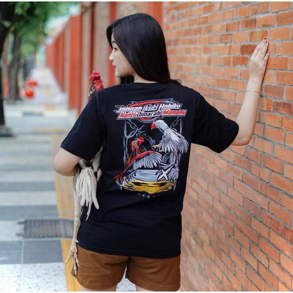 Kaos Ngabar Bosku /Baju T-shirt Jangan Ikuti Hobiku /Kaos Distro Unisex ~Free Stiker