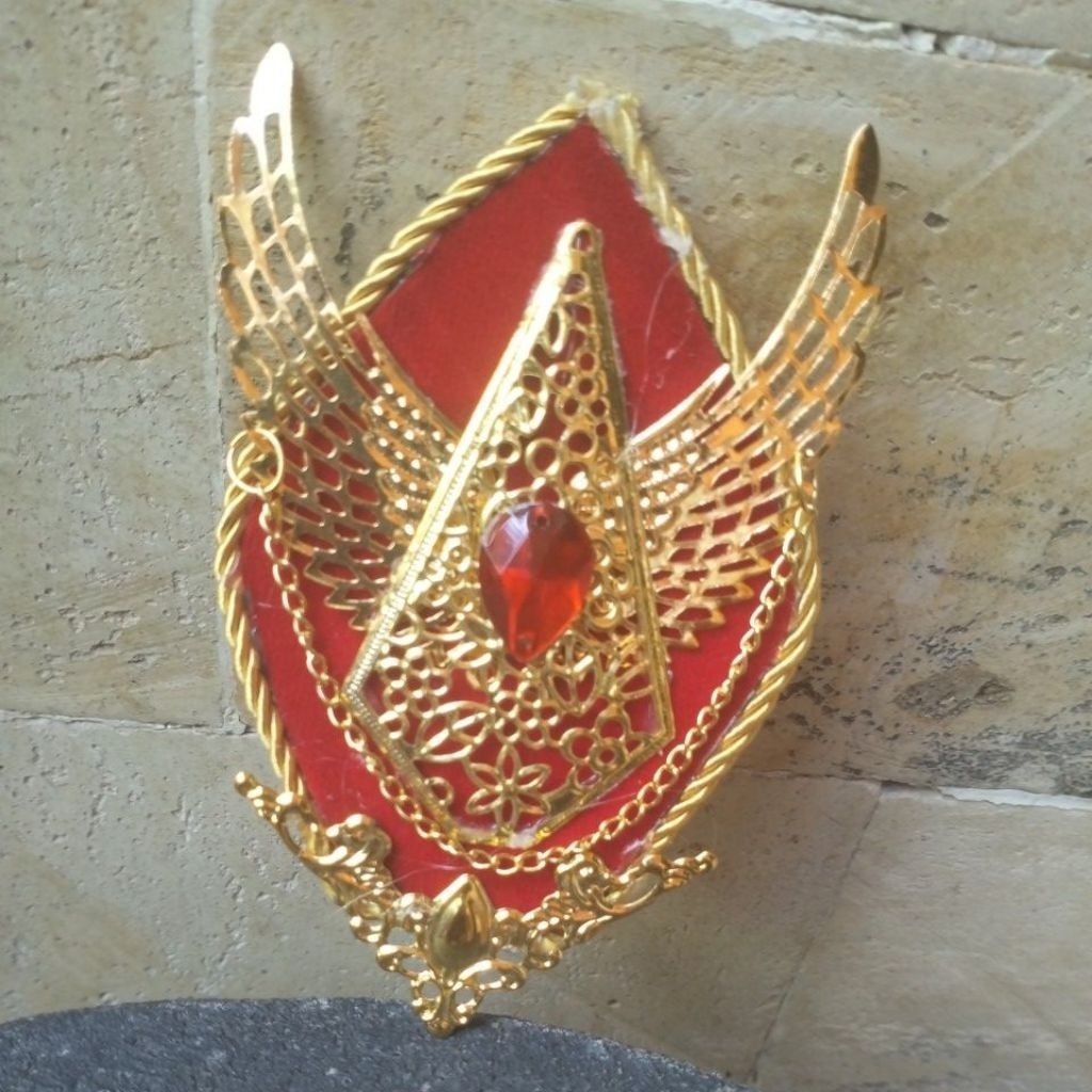 Emblem/pin topi pet/aksesoris topi/paskibra/PBB kreasi