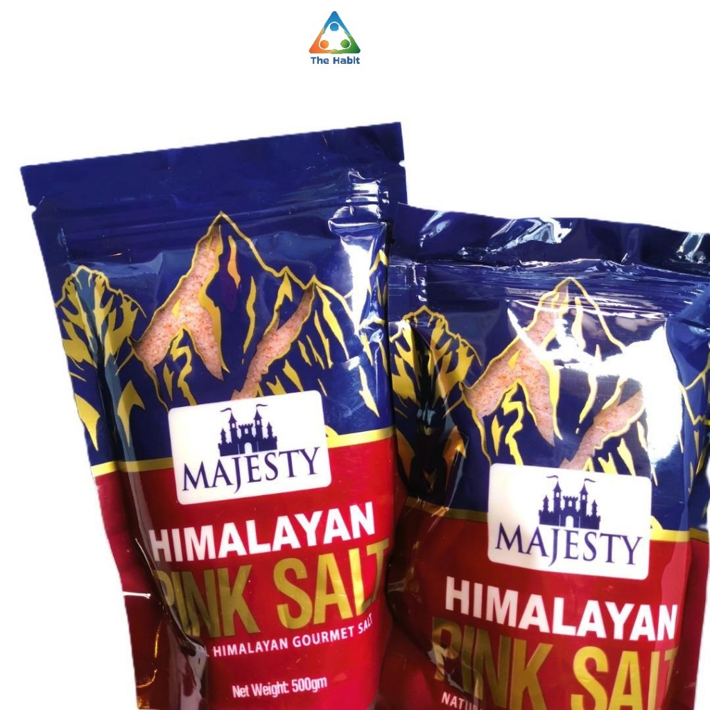 

(The Habit) Majesty Himalayan Pink Salt 500g 100% natural unrefined unpolluted hand harvested