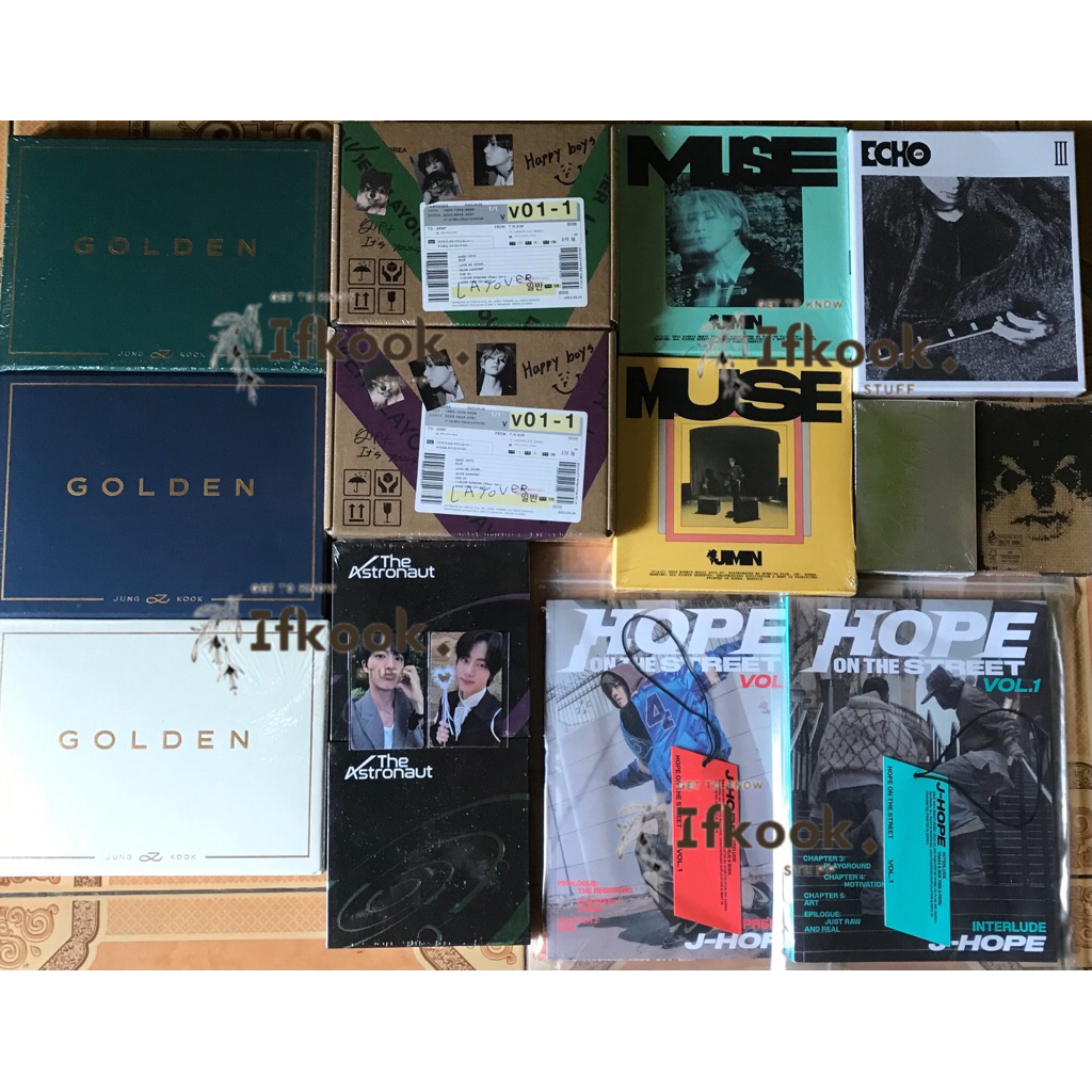 [READY] ALBUM SOLO BTS RM INDIGO JIN THE ASTRONAUT with Pob Ld Pc Echo SUGA AGUST D D-DAY JHOPE HOTS