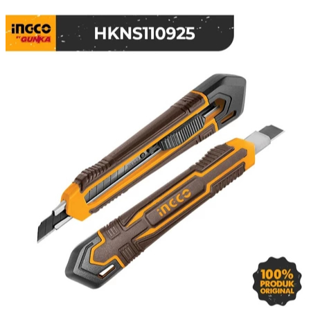 

Cutter Auto Lock Snap-Off Blade Knife 9mm SK4 INGCO HKNS110925