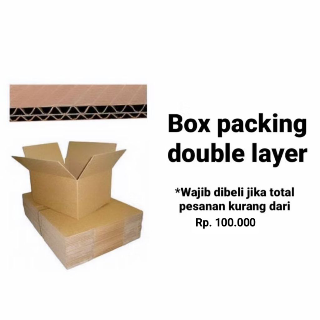 

Tambahan Kardus Packing Double Layer Diecast Hotwheels Bali