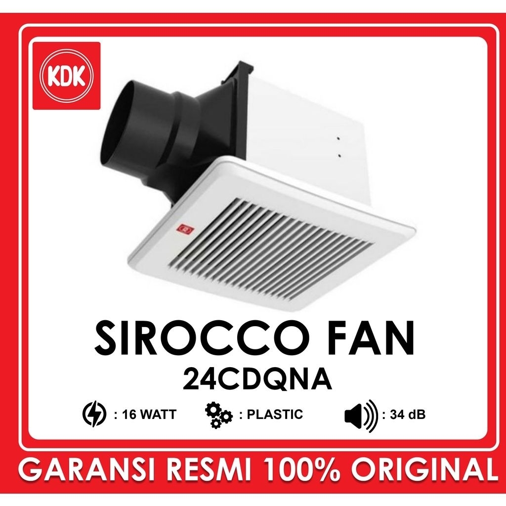 Exhaust Fan Plafon KDK 24CDQNA Sirocco