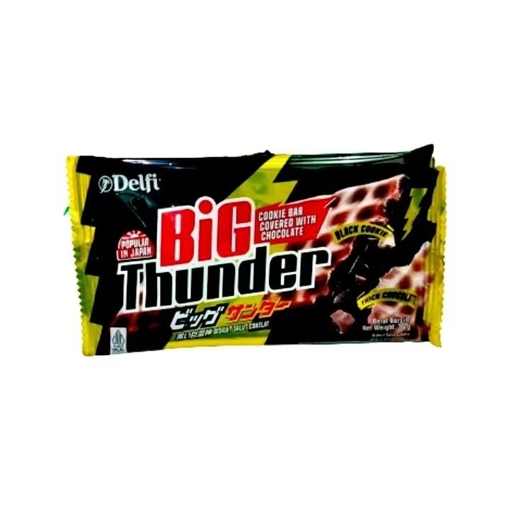 

Delfi Coklat Big Thunder | Biskuit Salut Coklat 36g