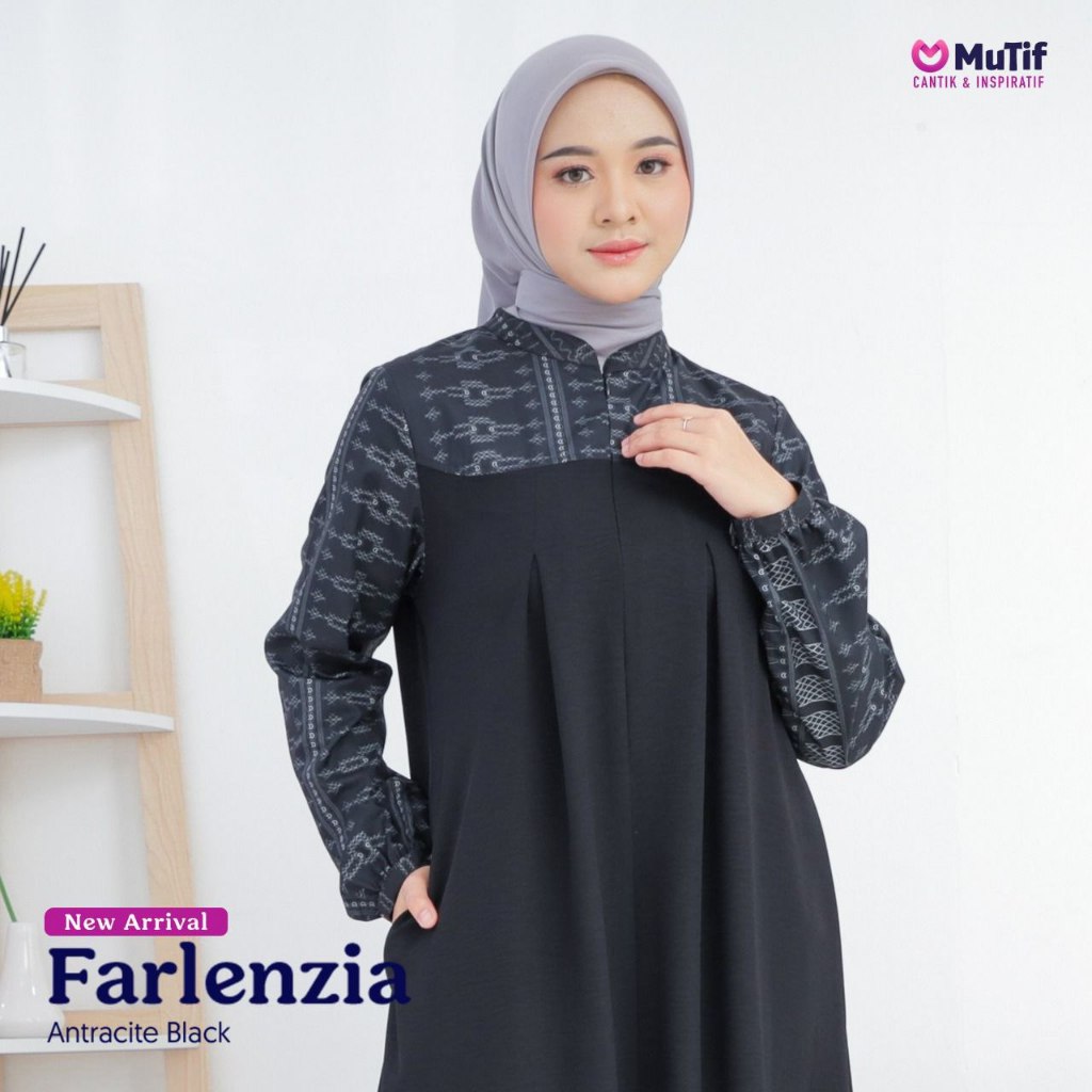 COUPLE FARLENZIA & MAGDA ANTRACITE BLACK DAILY WEAR, COUPLE DRESS, PAKAIAN HARIAN, PAKAIAN COUPLE, P