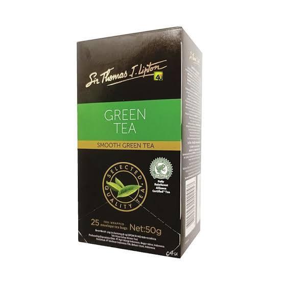 

[oddsolshop] pekanbaru/Sir Thomas J Lipton Green Tea Smooth 50GR 25 Kantong Teh Hijau Premium 1 Box