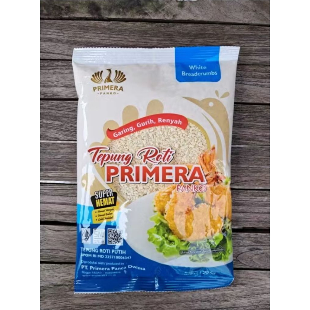 

Tepung roti panko primera putih 450gram