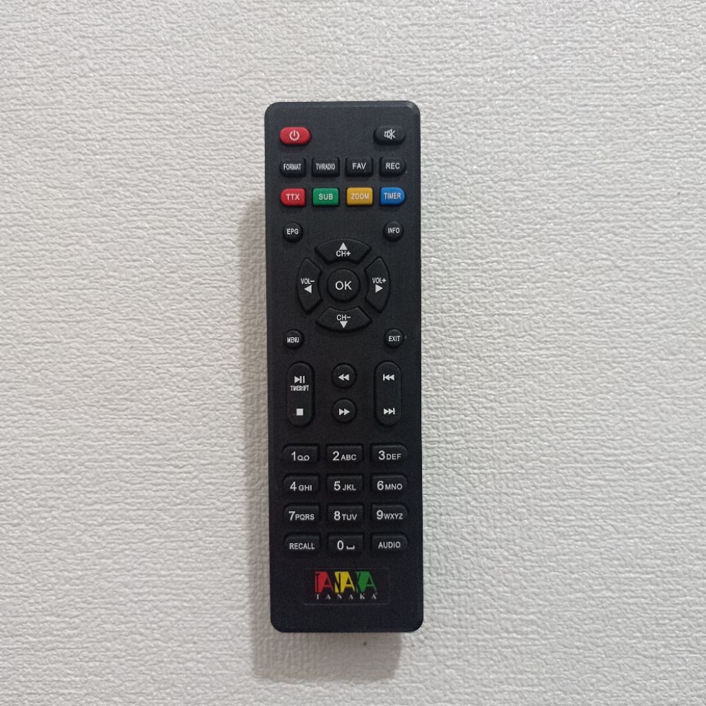 Remote Remot STB DVB-T2 Tanaka Sniper Dus Hijau