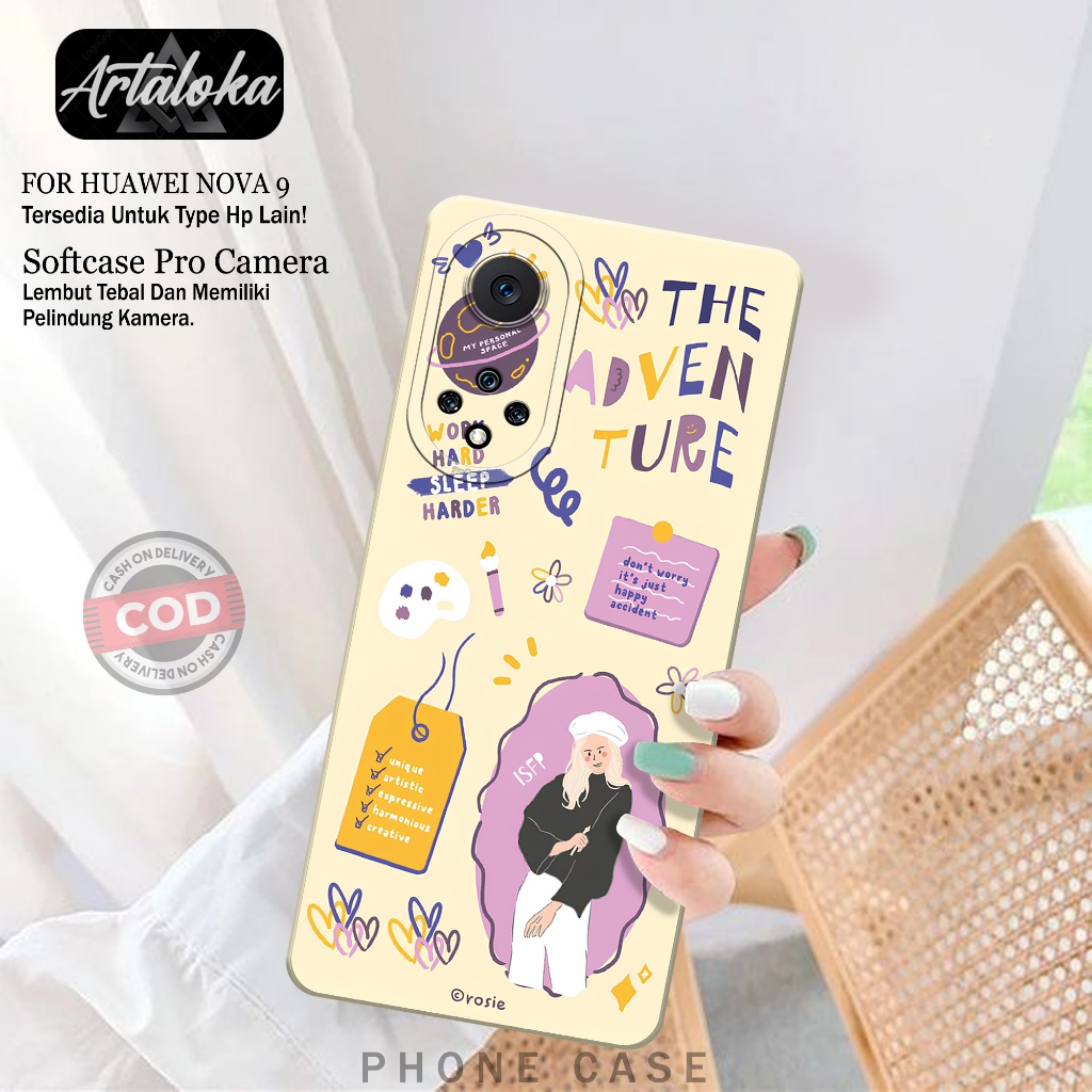 Case Hp Huawei Nova 9 Softcase Pro Camera Silikon Tpu Softcase Huawei Nova 9 Fashion Case Kartun Luc