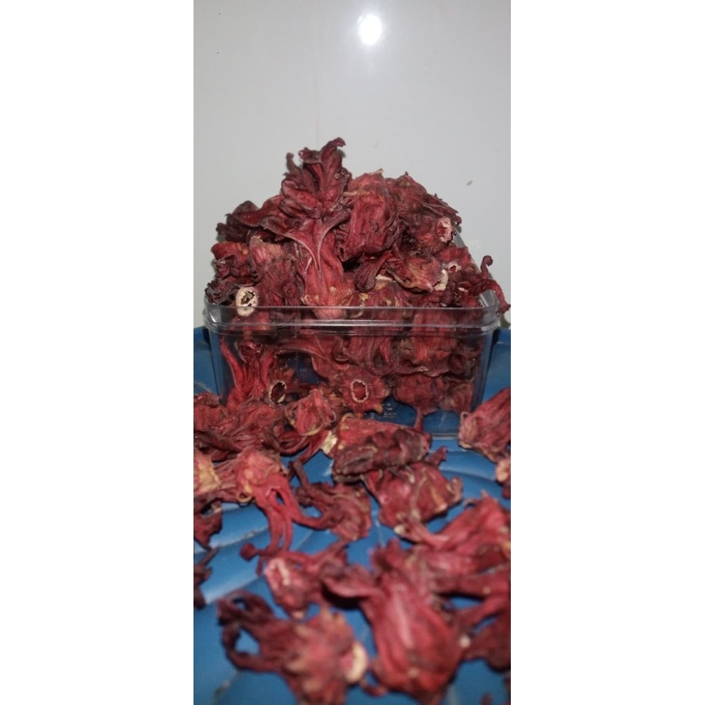 

BUNGA ROSELLA MERAH KERING